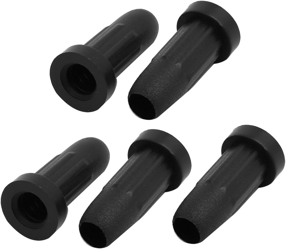 uxcell 5pcs 33mmx16mm Caster Stem Socket Sleeve Inserts