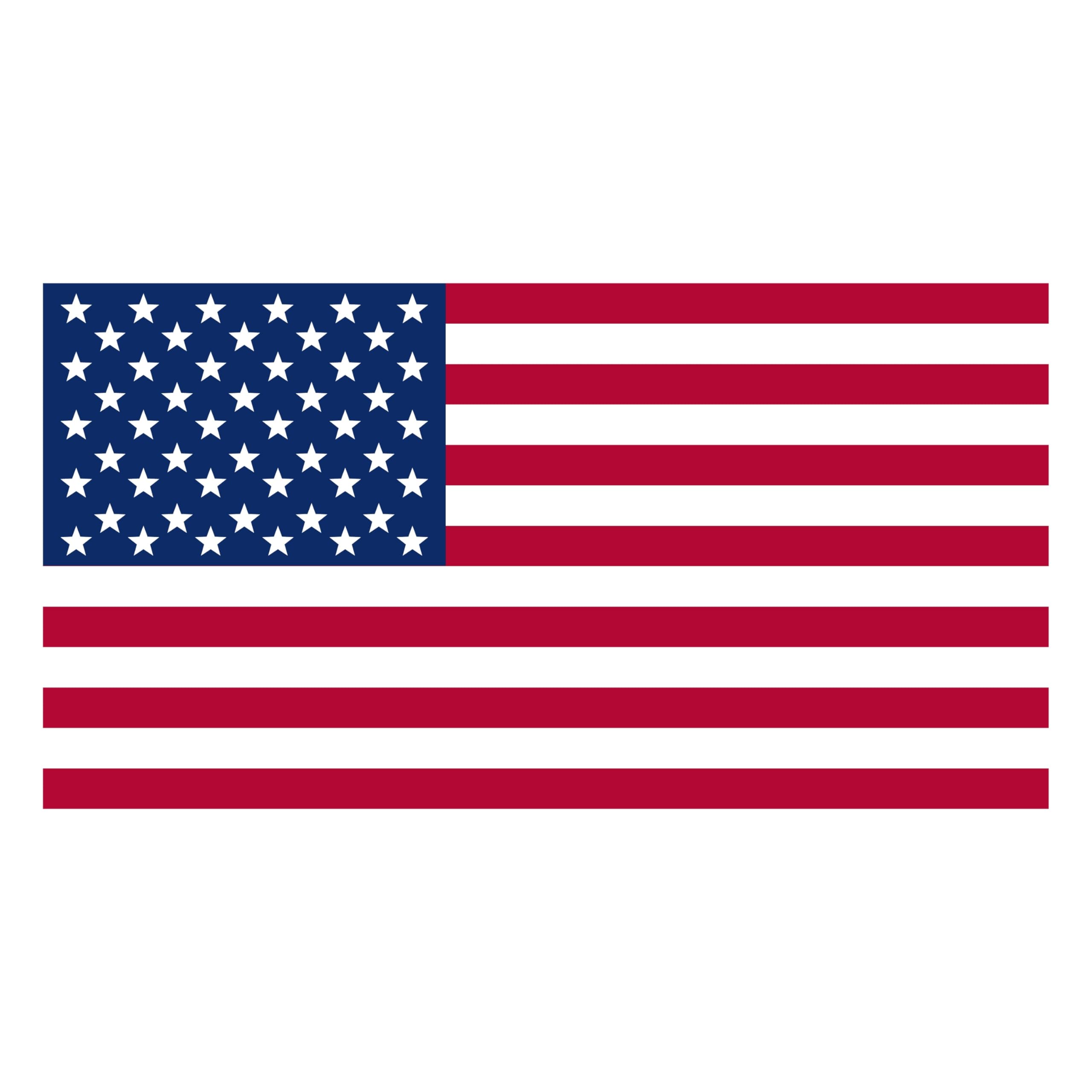 Glow USA Flag 5ft x 3ft (120cm x 90cm) Double Stitched Durable Polyester with Brass Eyelet - Large Flag For Indoor and Outdoor Country Decorations- United States of America Flag