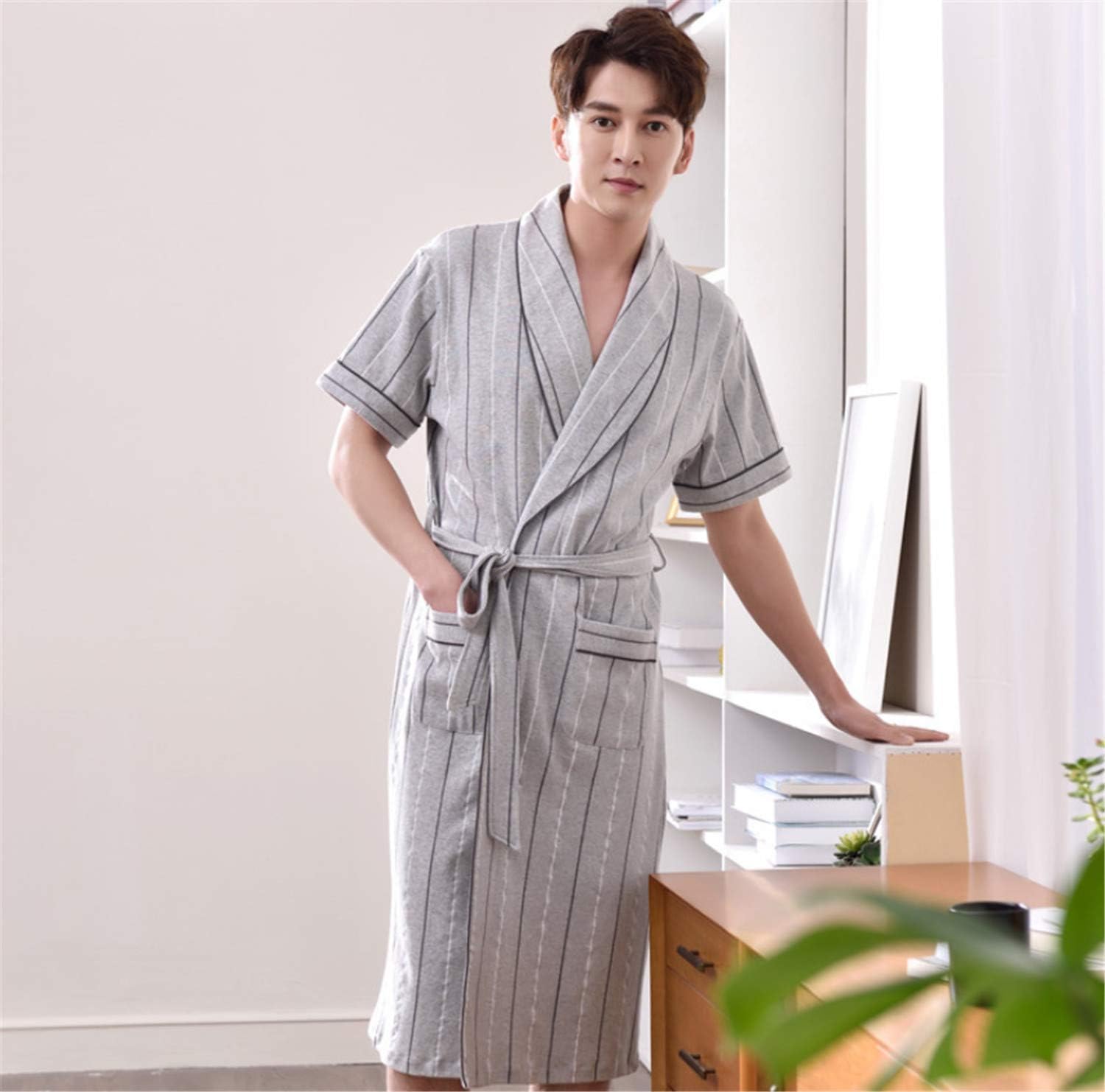 short sleeve summer dressing gown