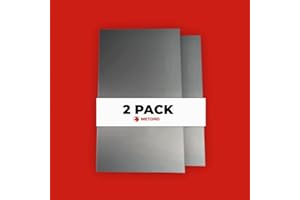 Metoro 16-Gauge 36" x 24" 2 Pack Mild CRS Steel Sheet Metal- Formable, Weldable, Magnetic, Smooth Surface - Industrial-Grade Metal Plate for DIY Projects, Fabrication, and More. (2, .060 X 36 X 24)