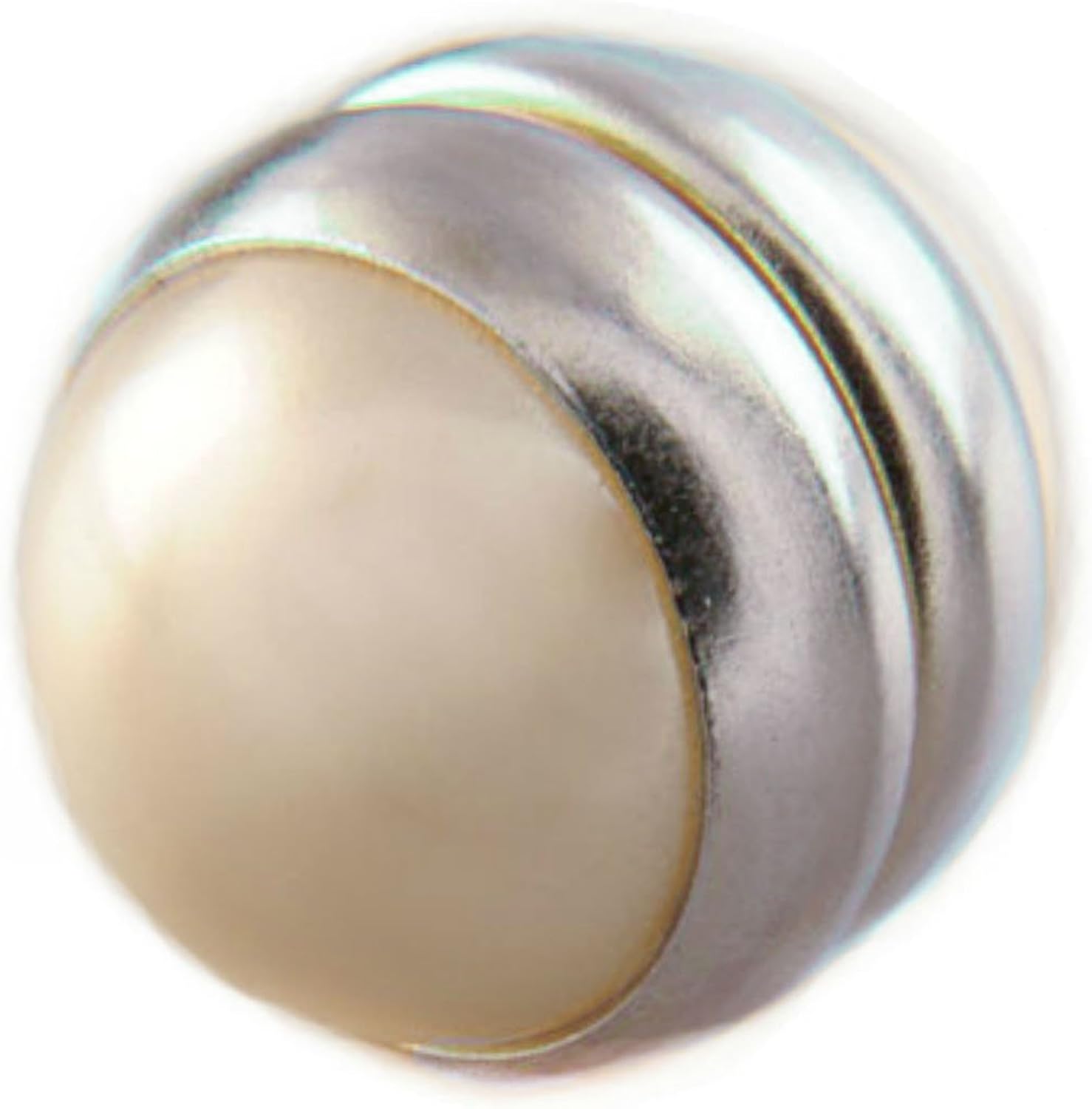 Metallised Scarf Magnet With Gold Or Silver Plated Ring For Hair Loss 