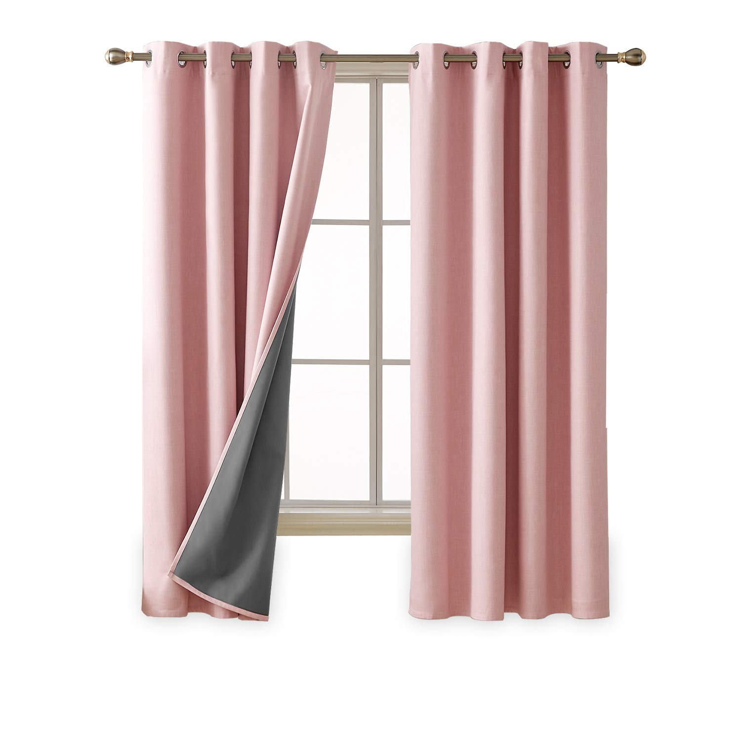 Best Pink Curtains Living Room