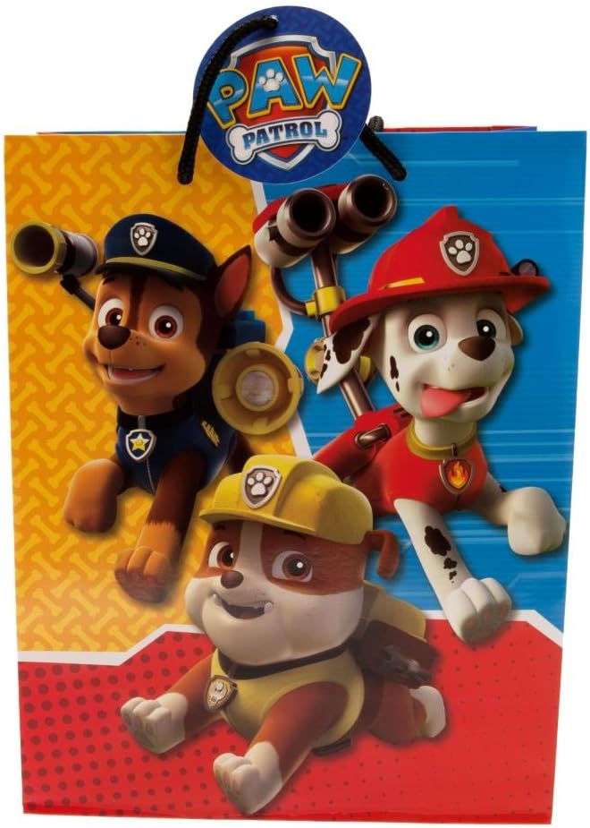 Paw Patrol Birthday Gift Bag, Multicolor - Image 3