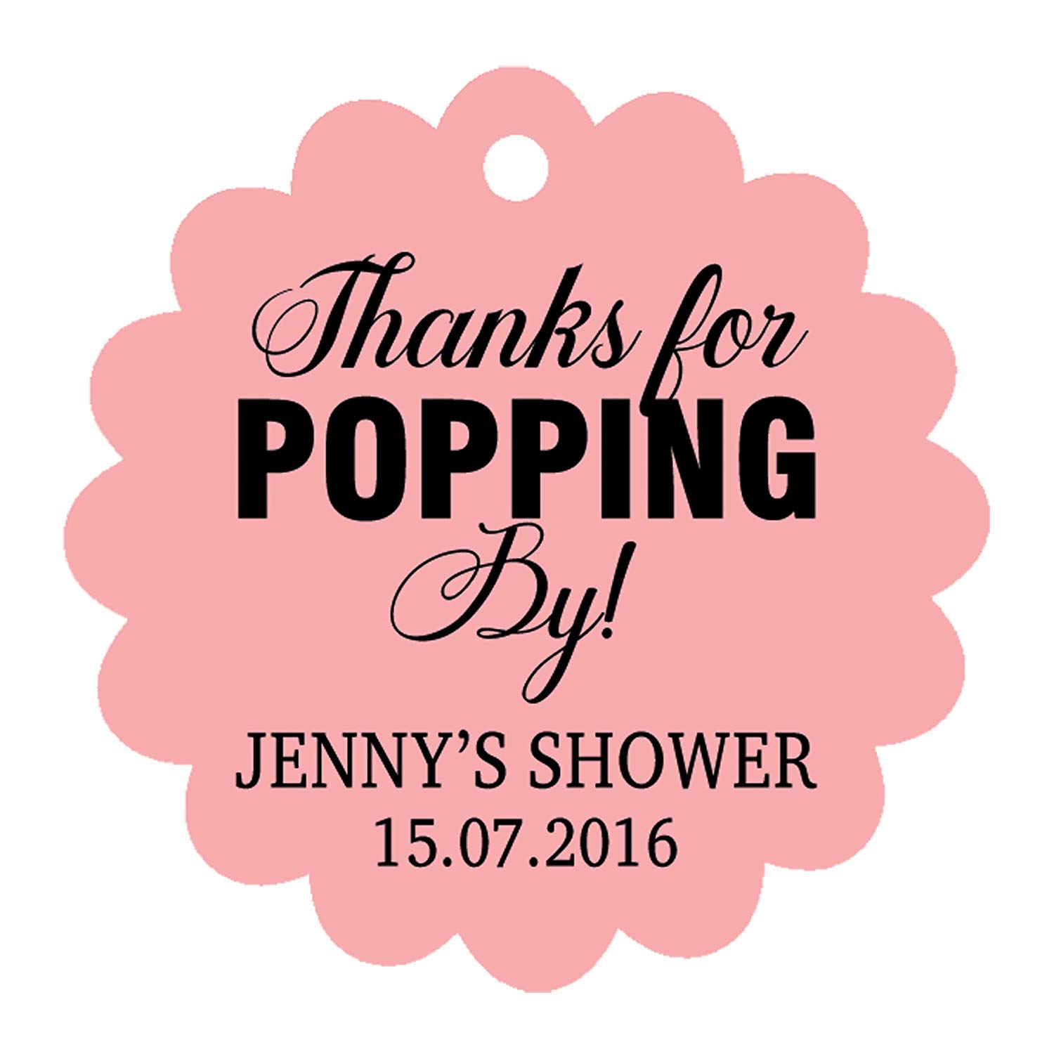 Amazon Com 100 Pcs Personalized Baby Shower Favors Tags Custom Amazon Com 100 Pcs Personalized Baby Shower Favors Tags Custom