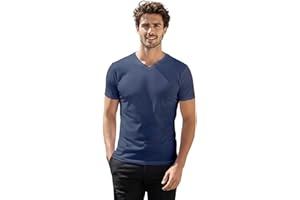 H2H Mens Casual Slim Fit Short Sleeve T-Shirts Soft Lightweight V-Neck/Crew-Neck Size XS to 3XL