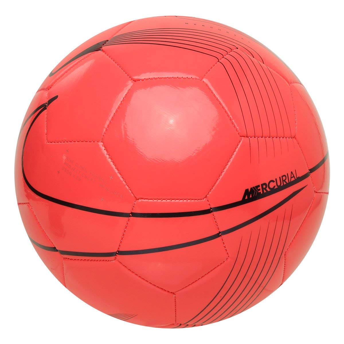 Nike Unisex-Adult Mercurial Fade Unisex Soccer B SC3913 Laser Crimson/Black/Black 5