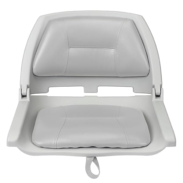 ERGOSEAT FOLDING BOAT SEAT PADDED FOLDING BOAT CHAIR WITH BACKREST MARINE BASSJON BOAT SEAT