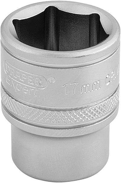 Draper 16543 17mm 3/8 Inch Square Drive 6 Point Metric Socket