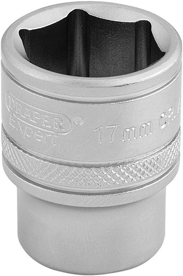Draper 16543 17mm 3/8 Inch Square Drive 6 Point Metric Socket