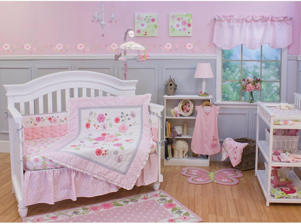 Nurture Imagination Crib Bedding Set (Garden District) - 4-piece Set