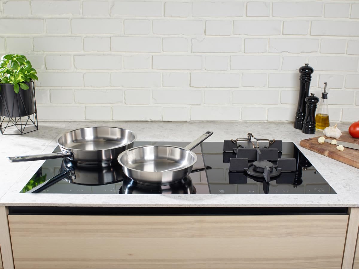 Fissler Original-Profi Collection/Edelstahl-Pfanne (Ø 28 cm) Stielpfanne unbeschichtet mit Innen-Skala - Induktion 4