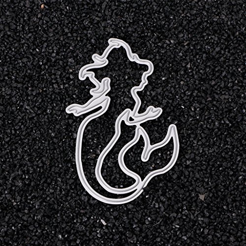 DIY Metal Mermaid Cutting Dies Stencils Scrapbooking Album Embossing Paper Craft