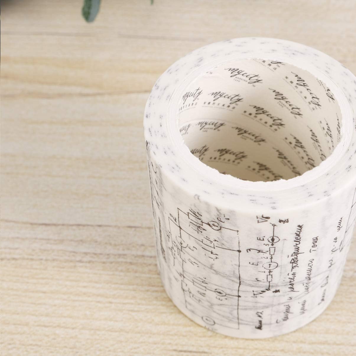 SUPVOX Vintage Washi Tape Decorative Wide Washi Masking Tape for DIY Scrapbooking Art Crafts 50mm, Picture 3, 5*800cm - Image 5