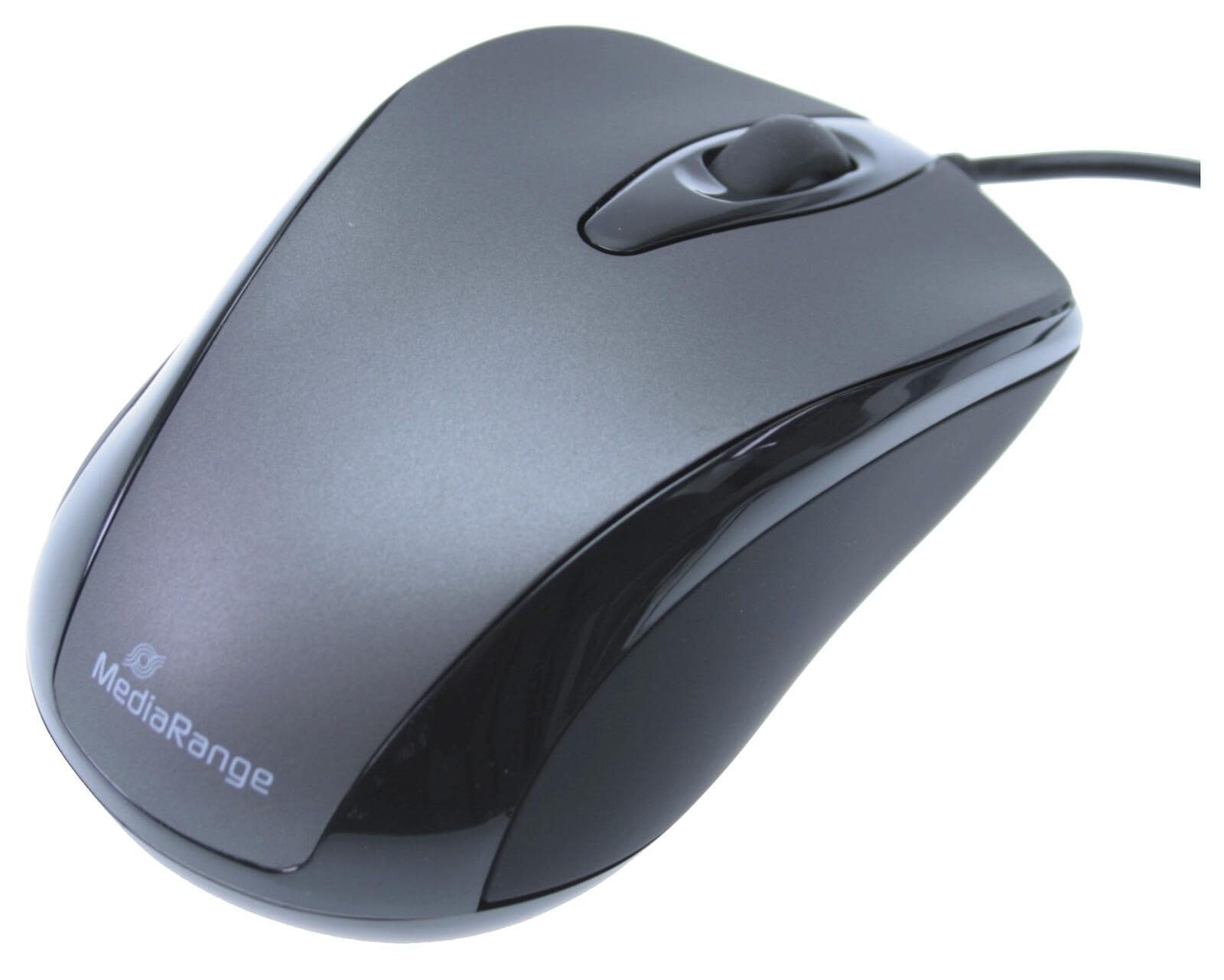 MEDIARANGE MROS201 Optical mouse with cable 3 buttons