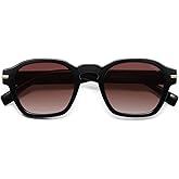 SOJOS Vintage Retro Square Polarized Sunglasses Men Standard Fit Trendy Womens Sun Glasses SJ2382