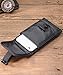 Ranboo Belt Pouch for iPhone Xs Max XR 6S 7 8 Plus, Nylon Holster Case Army Molle Tactical Military Belt Loop Clip Pouch Waist Bag Large Cell Phone Holder for Galaxy S7 8 9 Plus Men Belt Carrier Black