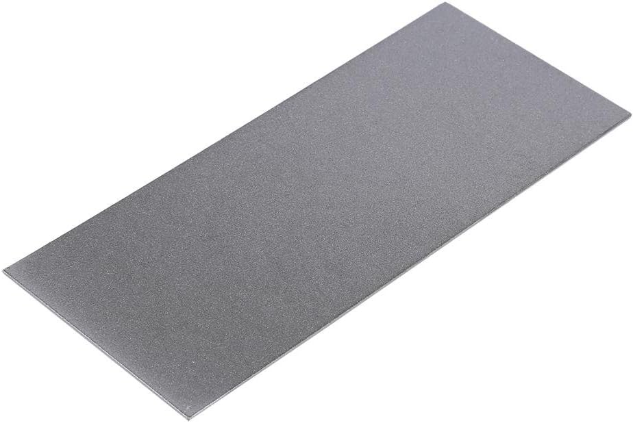 80-3000 Grit Rectangle Diamond Knife Set Thin Grinding Polishing Sharpening Stone Whetstone(400 Grit), Silver