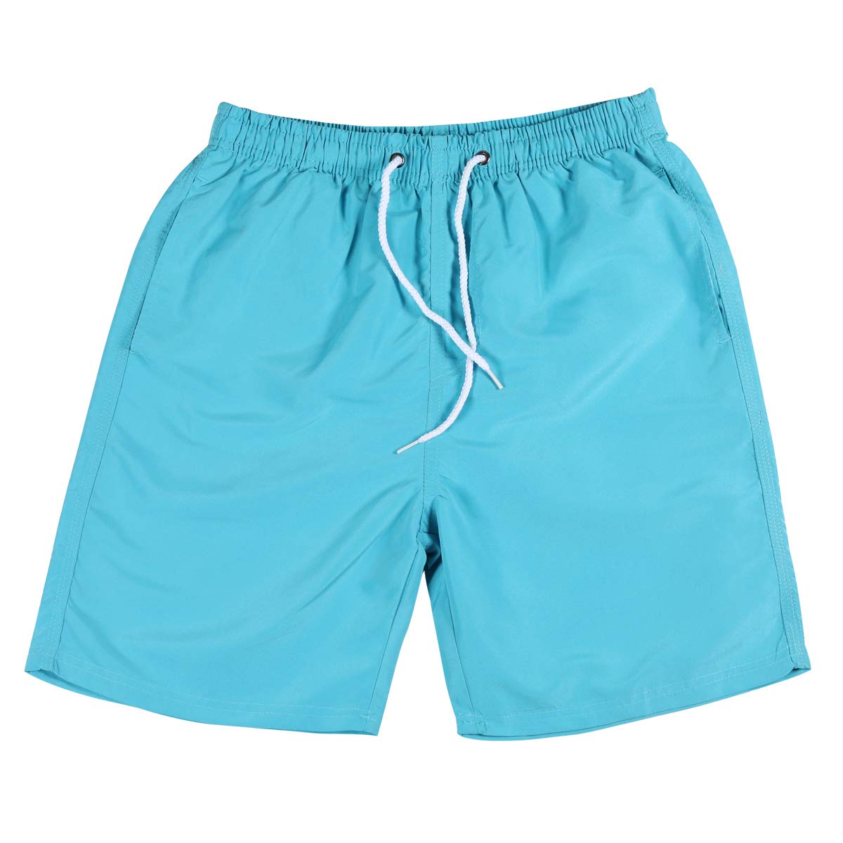 LEIDAI Kurze Hose aus Mikrofaser für Herren mit Netzfutter, Lässige, Klassisch Geschnittene, Kurze Hose mit Kordelzug am Strand …