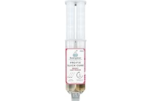 BRAMPTON TECHNOLOGY, LTD. Brampton PRO-FIX Quick Cure Golf Epoxy, 5-Min Work Life, 1 Hour Full Cure, Extra Strength, Impact Resistant, 2-Part Epoxy Glue Kit for Golf Clubs, Shafts, Heads, Drivers, Putters, Easy 1:1 Mix