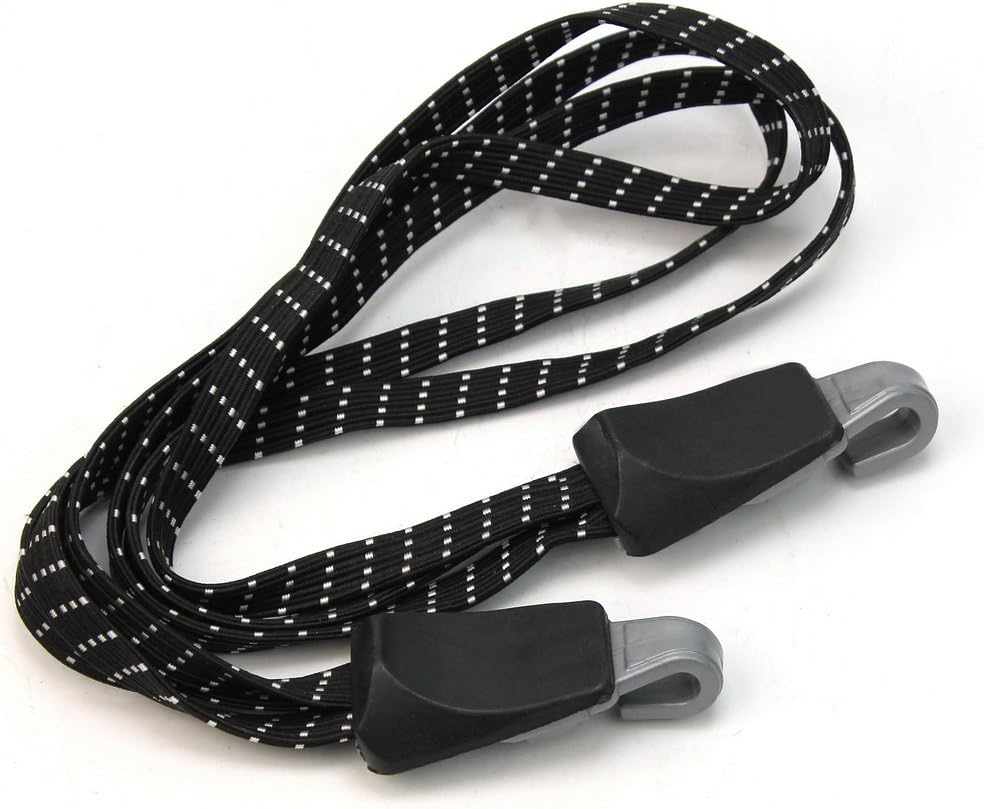 Hot Bike Bicycle Scooter Hook Tie Bungee Elastic Cord Luggage Strap Rope 68cm