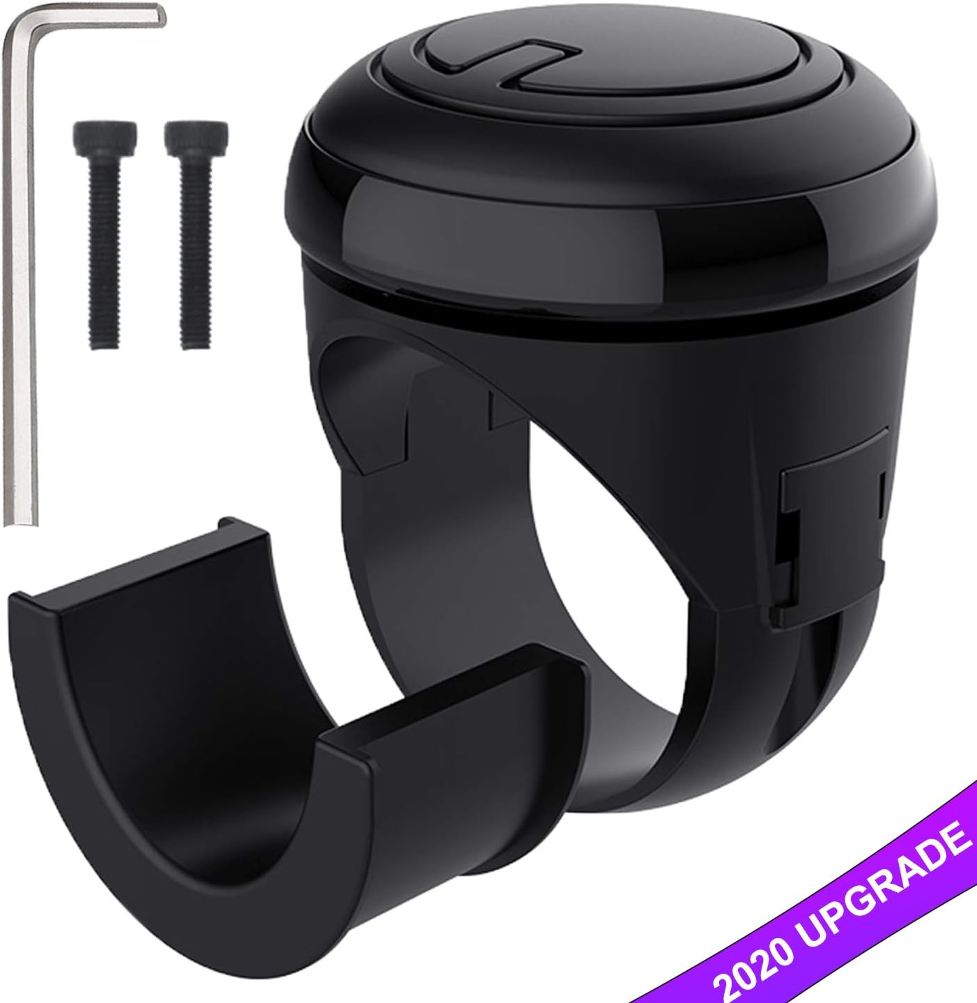 OTAN Steering Wheel Knob Universal Booster Power Handle Ball Suicide Spinner Fit for Cars,Boats,Lawnmowers,Tractors,Trucks,Golf Cars,Black: Automotive
