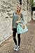 Teal Arrows Weekender Tote Bag