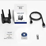 WAVLINK AX1800 USB WiFi 6 Dongle Dual Band 5GHz 2.4GHz PC Windows 11 10 Adapter view 9