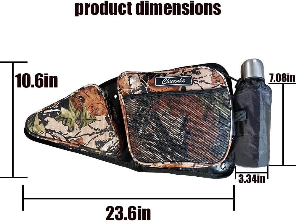 Chuanke RZR Side Door Bag Maple Leaf Camo Series UTV Front Door Storage Bag With Knee Protection Pad Suitable Polaris 2014-2019 RZR XP Turbo 1000 S900: Automotive