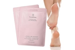 Seoul Skin Glycolic Acid Foot Peeling Mask, 150000 PPM (2 Pairs) Korean Peeling & Exfoliating | Deep Exfoliation with Glycoli