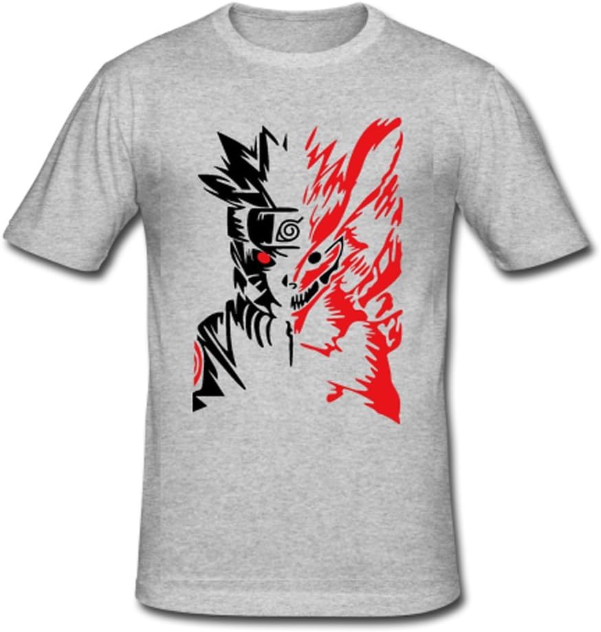 HJGBEDS Boy Mens Japan Anime Hokage Ninjia Naruto Custom Tshirt Tees
