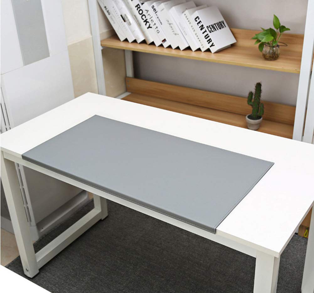 60 40cm Marron Sous Main De Bureau En Cuir Pu De Qualite Superieure Avec Protection Des Bords Impermeable Et Antiderapant Petites Fournitures Sous Mains