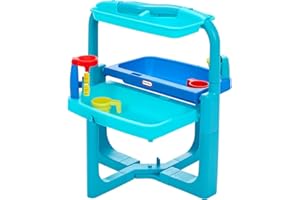 Little Tikes Easy Store Outdoor Folding Water Play Table with Accessories for Kids, Children, Boys & Girls 3+ Years, Mutlicol
