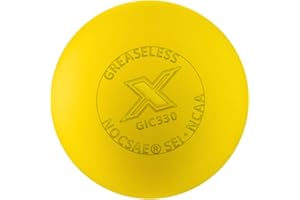 PEARL X Greaseless Lacrosse Balls by GuPEARL X Greaseless Lacrosse Balls by Guardian Innovations, 3 Pack, Yellow - Official G