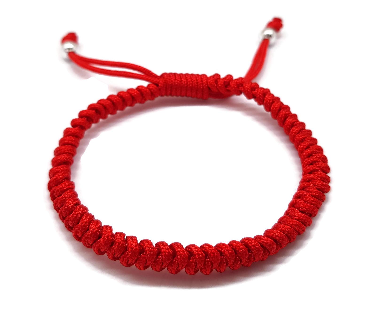 MYSTIC JEWELS – Kabbalah Lucky Red Thread Cord – Unisex – Adjustable – Evil Eye Protection, Good Luck (Red)