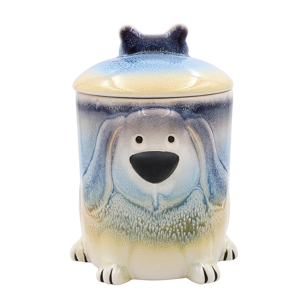Lesser & Pavey Faithful Dog Canister | Storage Jars For All Types Of Kitchen | Lovey Storage Container Jar | Storage Jars With Lids For All Type Of Foods