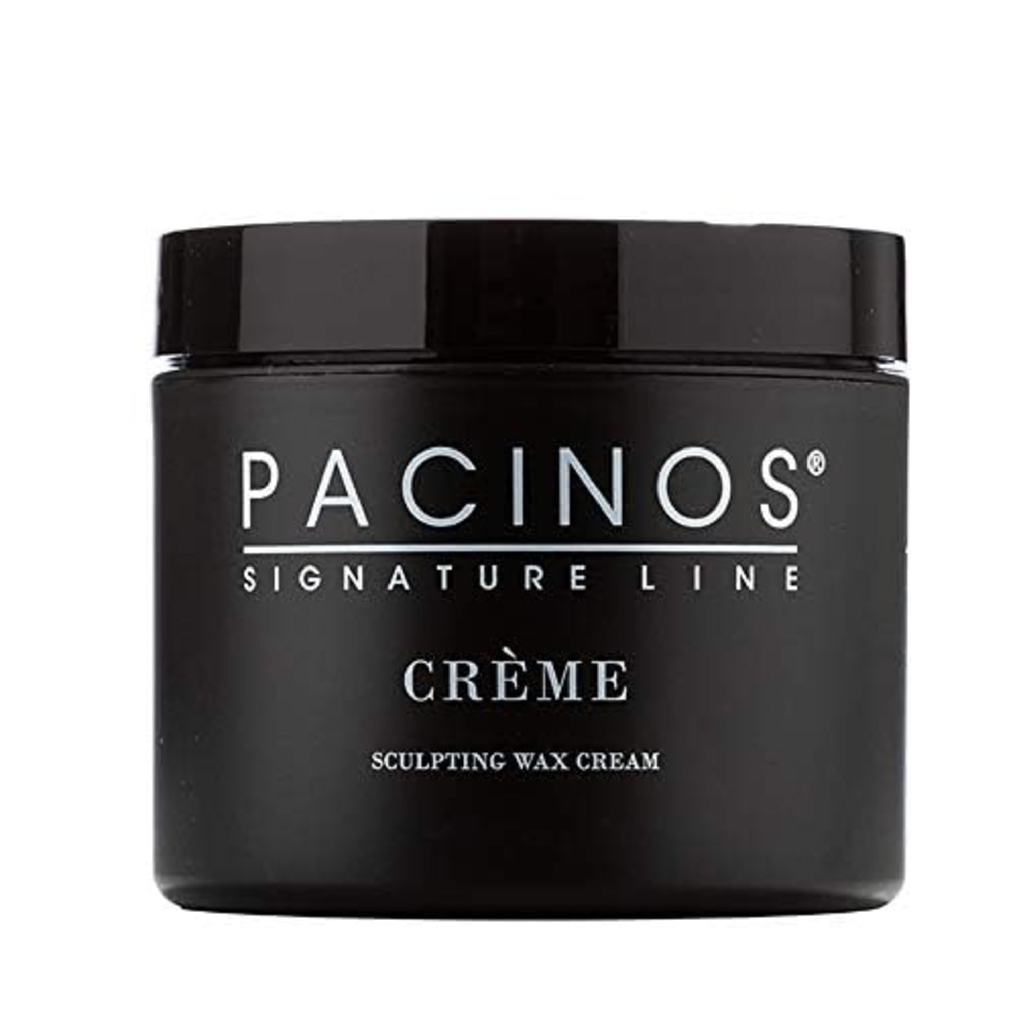 Pacinos Creme 2 Fl oz, Medium Hold Sculpting Wax Cream, Long Lasting Definition with a Medium Shine for All Hair Types, Conditions and Moisturizes Hair