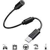 USB Breakaway Cable Replacement – Durable Adapter for Seamless Gaming Connectivity with Xbox 360 Wired Controllers, Logitech