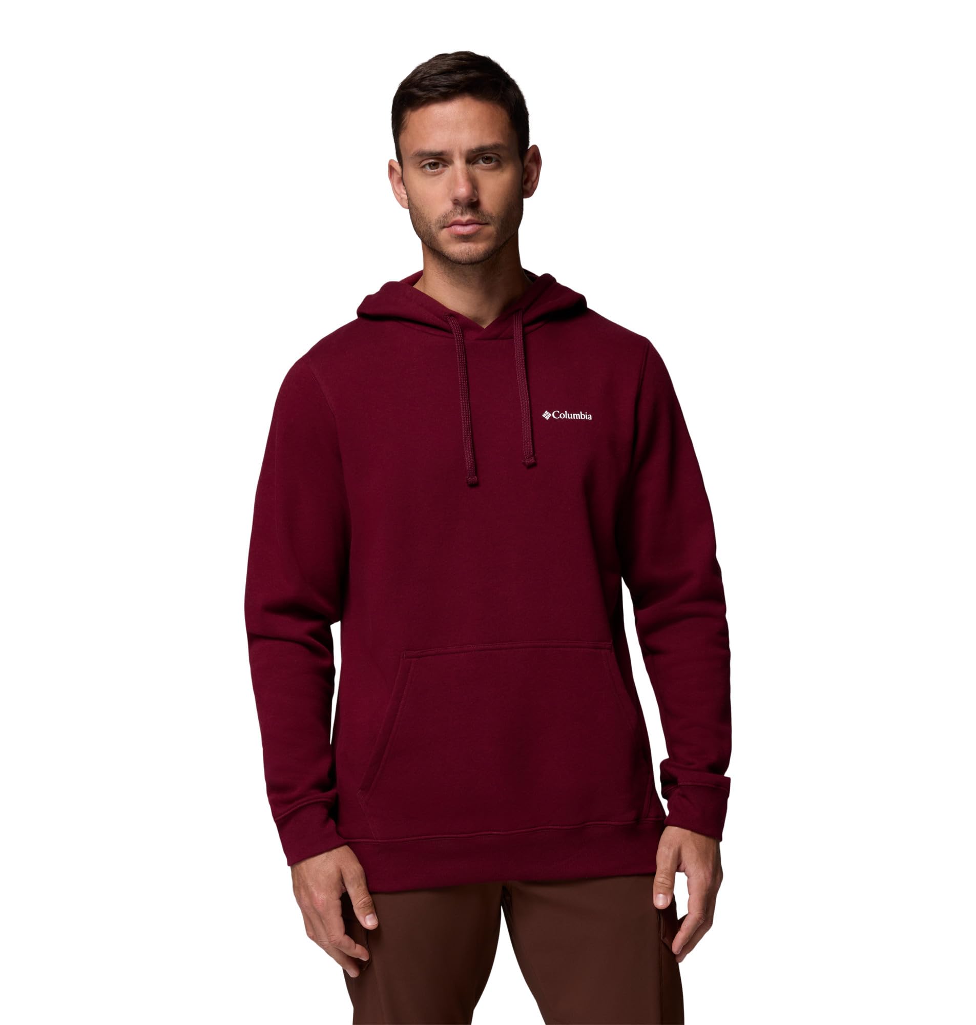 Columbia Mens Trek Long Sleeve Hoodie, Rich Wine/CSC Sleeve Logo, 3X Image Columbia Mens Trek Long Sleeve Hoodie, Rich Wine/CSC Sleeve Logo, 3X Image