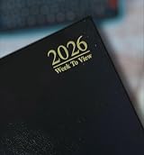 PaulStore 2026 Diary Week to View A4 A5 A6 Hard Backed Blue view 4