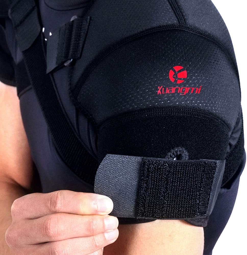 Kuangmi Double Shoulder Support Brace Strap Wrap Neoprene Protector (XX-Large): Health & Personal Care
