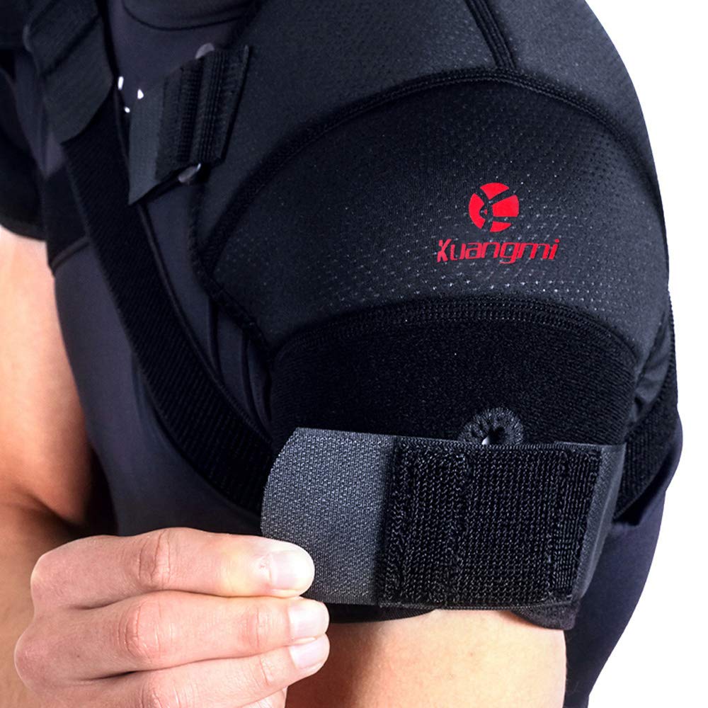 Kuangmi Double Shoulder Support Brace Strap Wrap Neoprene Protector (XX