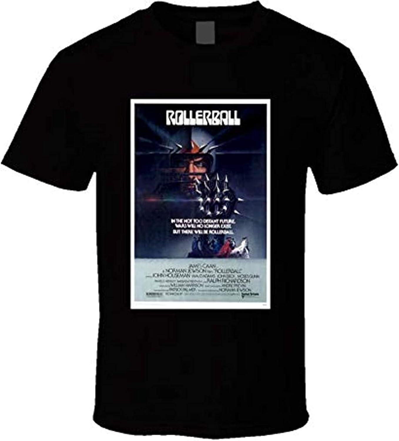 Rollerball TShirt Top Tee Camiseta ShortSleeve for Men Black M