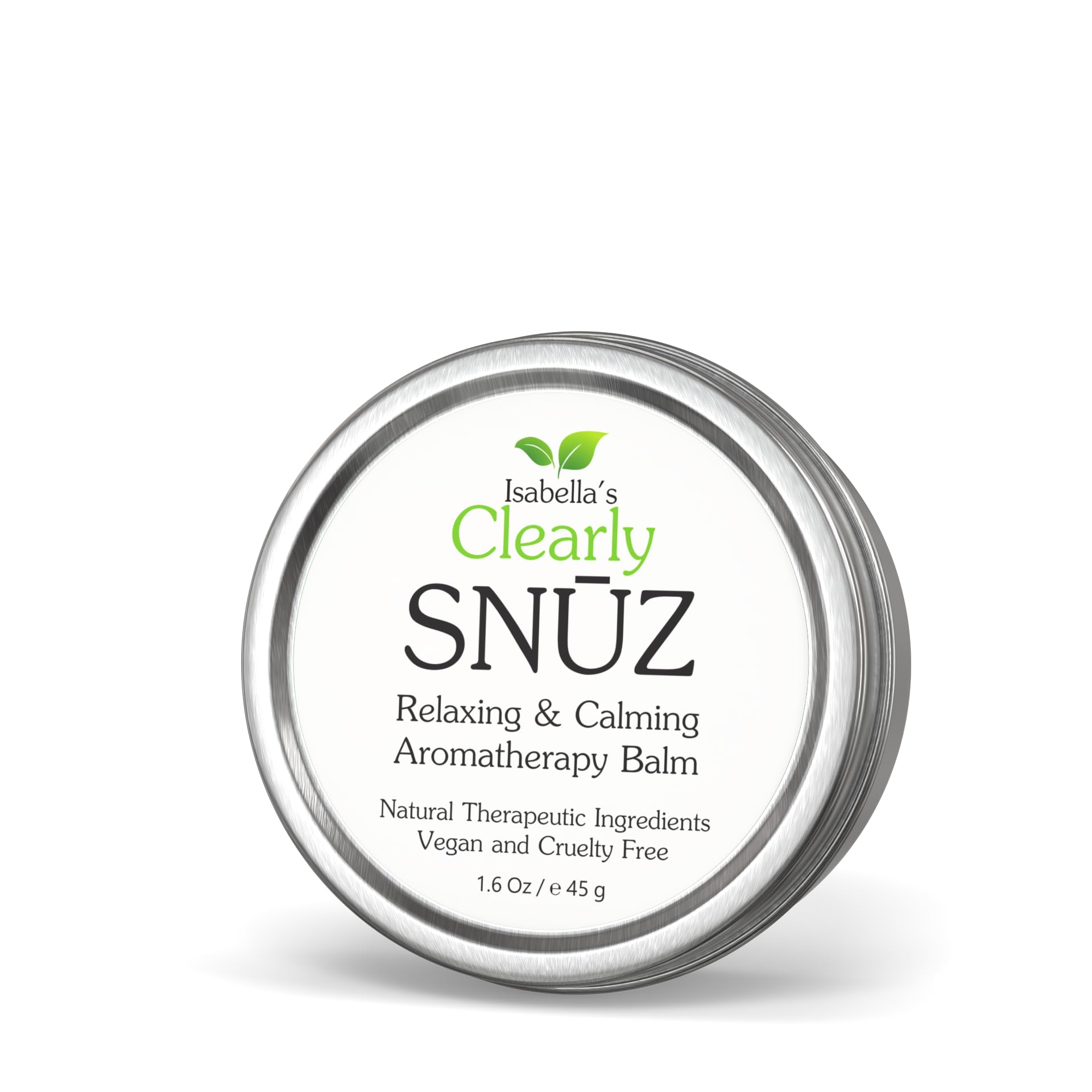 Isabella's Clearly SNŪZ Relaxing and Calming Aromatherapy Balm | Essential Oil Blend with Chamomile, Copaiba, Lavender for Improved Sleep Quality and Support for Seniors, Adults, Kids | Vegan