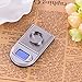 Euone 0.01~200g Gram Mini Lighter Style Digital Pocket Scale Jewelry Gold Herb Balance Weight (A)