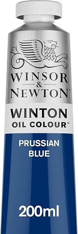 Winsor & Newton Winton Prussian Blue Oil Colour 200ml Tube