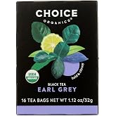 Choice Tea Earl Grey Tea, 16 ct, 3 pk
