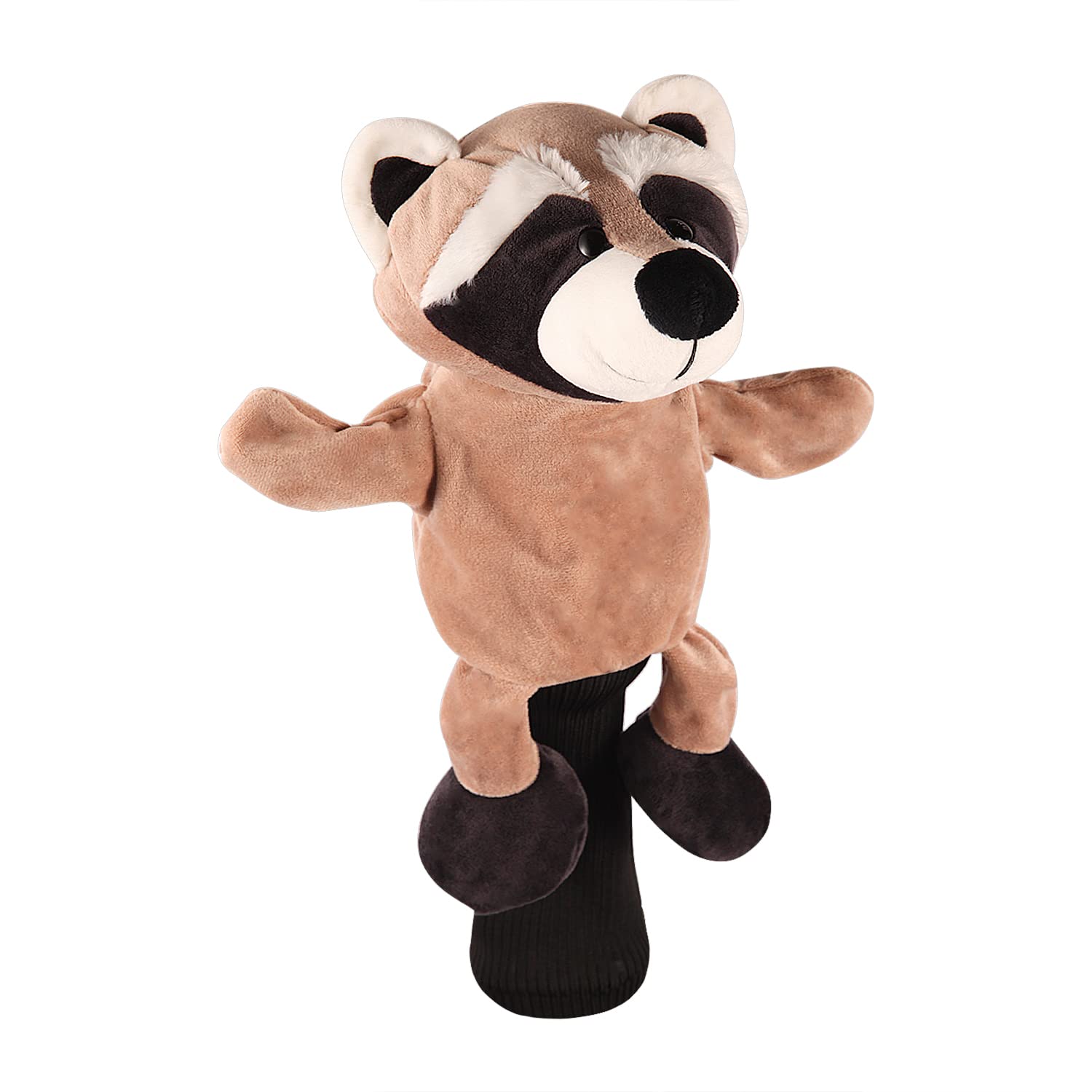 SHABIER Plush Novelty Animal Golf Driver Head Cover for 460cc Head Club (Racoon)