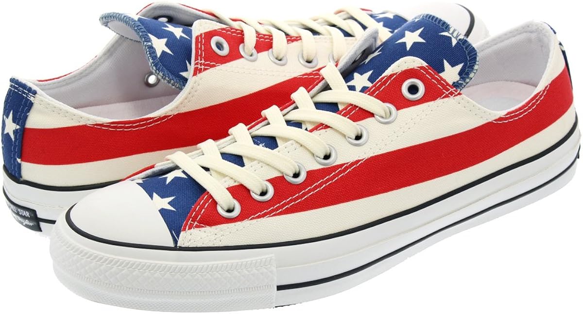 Amazon Co Jp Converse Converse All Star 100 Stars Bars Ox 100 Anniversary 100th Anniversary Red Shoes Bags