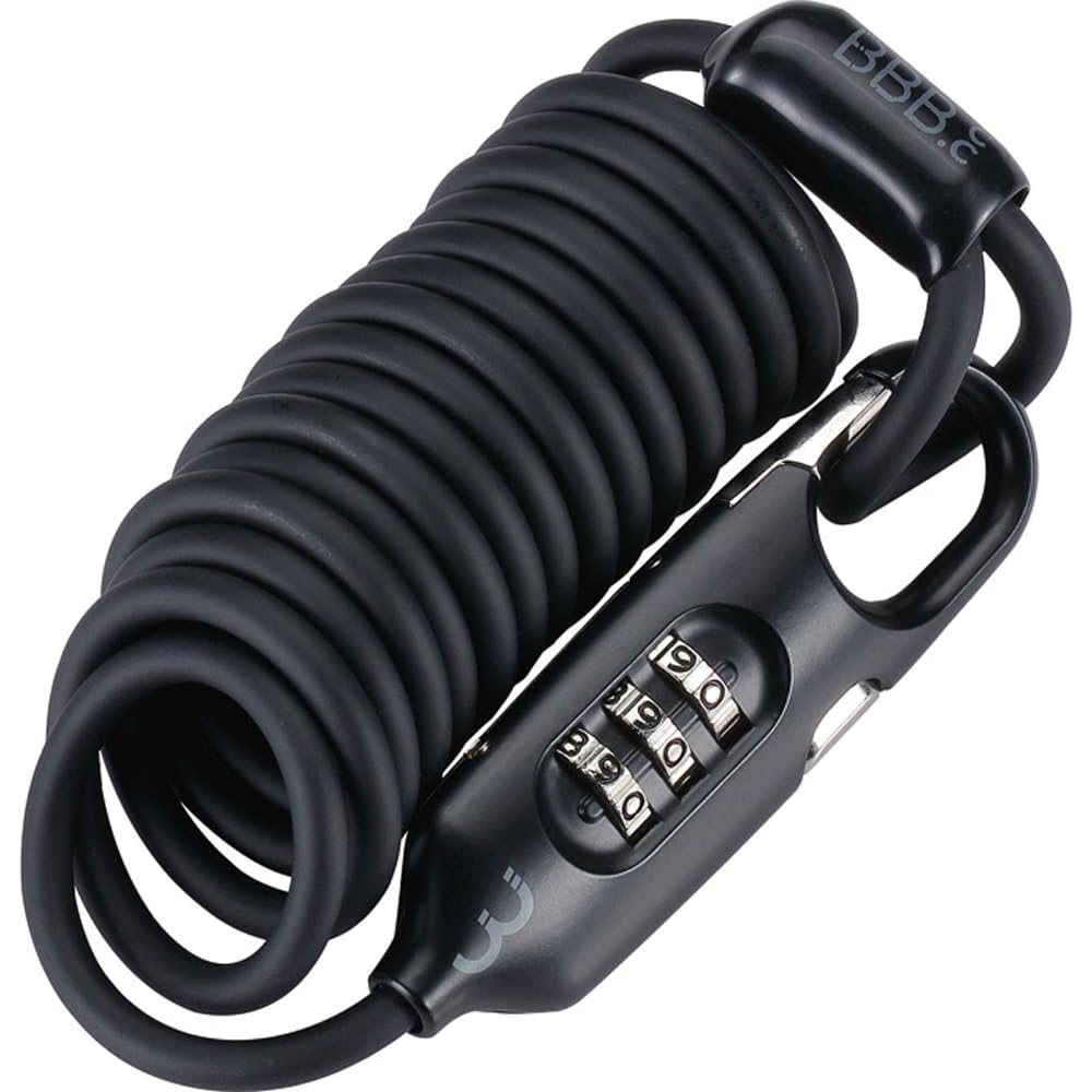 BBB Cycling BBL-56 CoilSafe Coil Bike Lock, Black