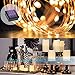 Toplus Solar String Lights, 8 Modes 100 LED 33ft Copper Wire Lights, Starry Fairy String Lights Waterproof Ambiance Lighting for Outdoor, Patio, Gardens, Party, Solar Christmas Lights (Warm White)